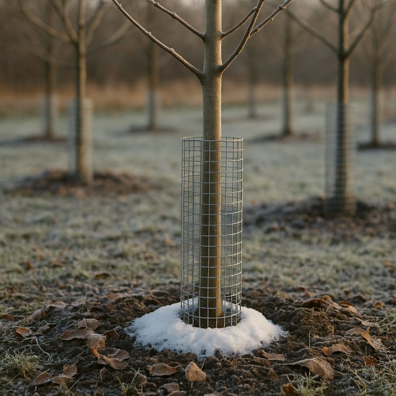 Эффективная защита яблонь от зимних вредителей