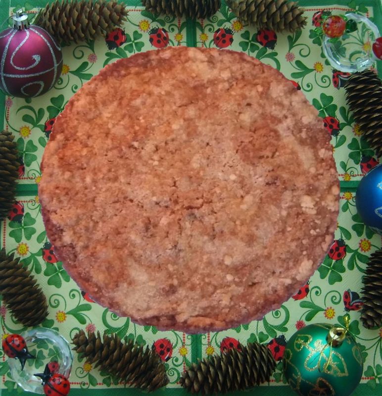 Удобный яблочный пирог на скорую руку с манкой