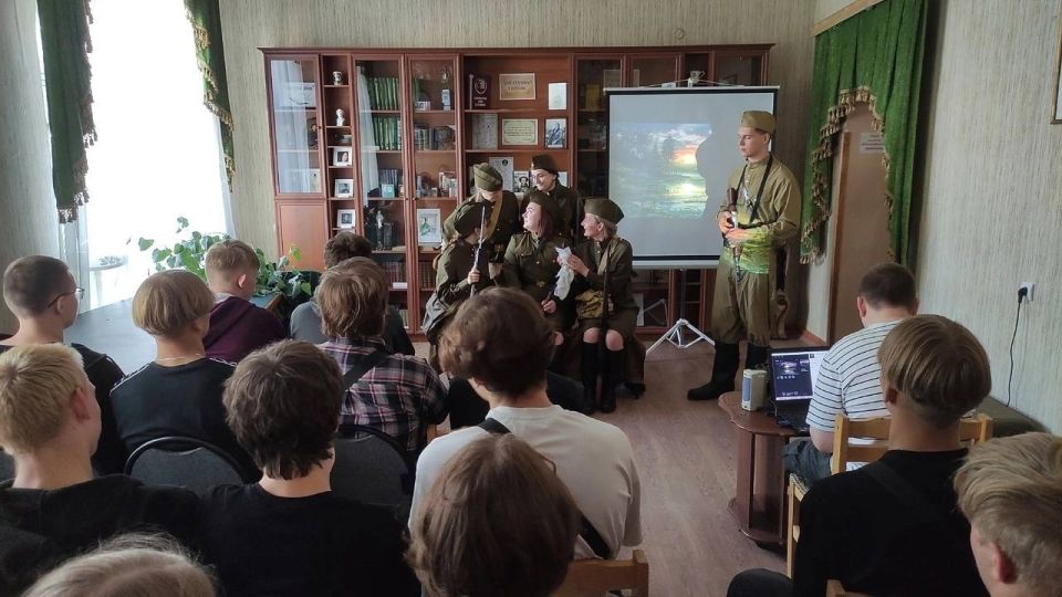 БИБЛИОТЕАТР. Театрализованная постановка «Они ушли в бессмертие»