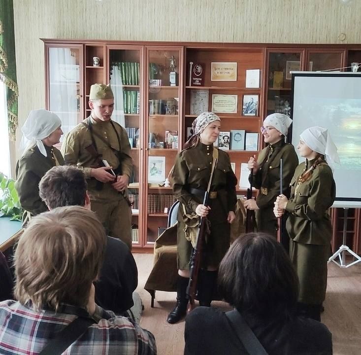 БИБЛИОТЕАТР. Театрализованная постановка «Они ушли в бессмертие»