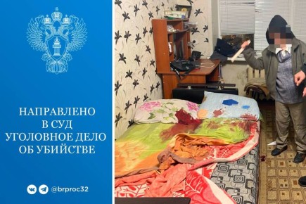 Жительница Брянска предана суду по обвинению в убийстве супруга