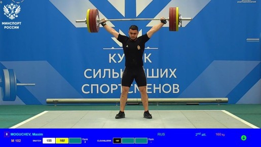 Максим Могучев стал бронзовым призёром &quot;Кубка сильнейших&quot; по тяжёлой атлетике