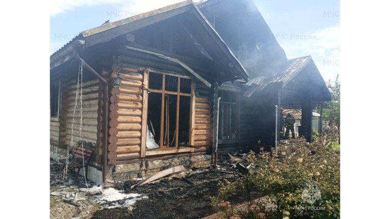 В населенном пункте Ардонь загорелся жилой дом