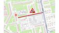 В Володарском районе Брянска на два дня перекрыли движение по улице Рылеева