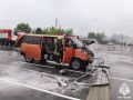В Клинцах произошёл пожар в легковой автомобиль