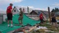Волонтеры оказывают адресную помощь пострадавшим от урагана жителям Климово
