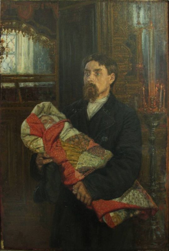 С днем отца!. Делимся небольшой подборкой картин, где известные художники запечатлели пап