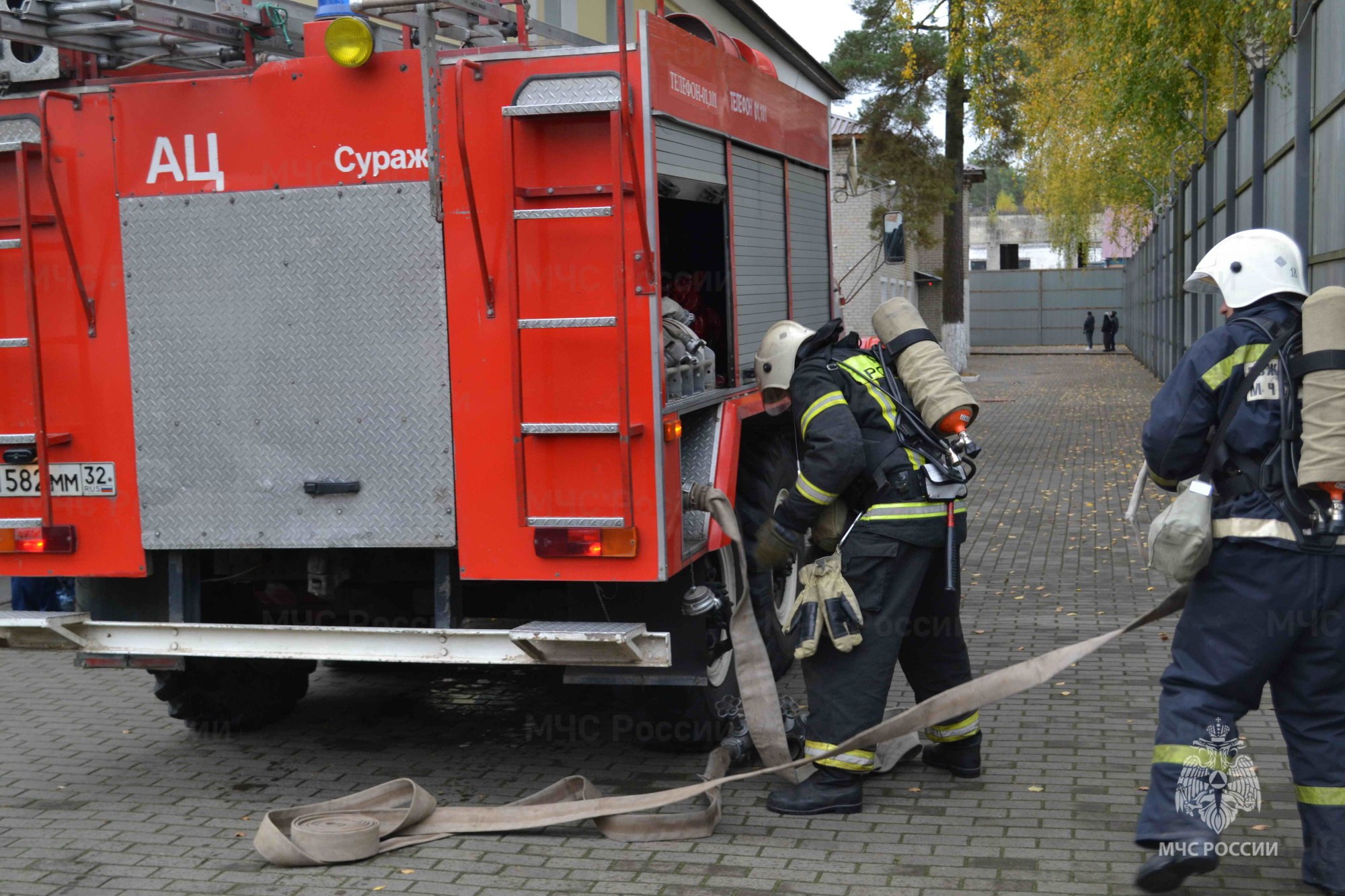 Состоялось пожарно-тактическое учение на территории объекта ФКУ КП-3 УФСИН России