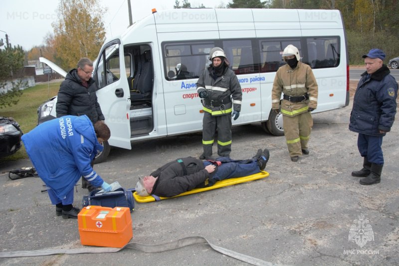 Проверена готовность к ликвидации дорожно-транспортных происшествий