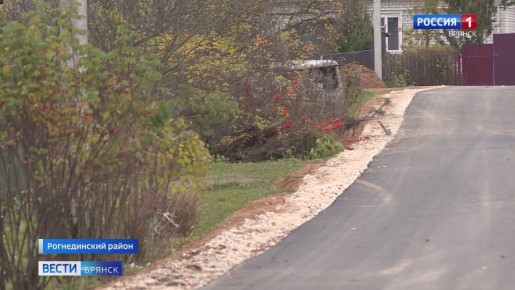 В Рогнединском районе проведен ремонт автодорог