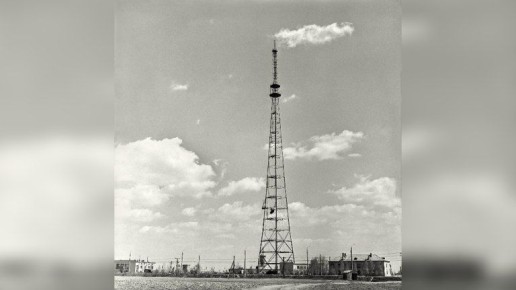Архивный снимок брянской телебашни 1970-х годов показали в соцсетях