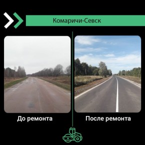 Благодаря национальному проекту «Инфраструктура для жизни» в Комаричском районе Брянской области отремонтирован участок автодороги Комаричи-Севск, общей протяженностью 5,4 км. Работы провела подрядная организация ООО...