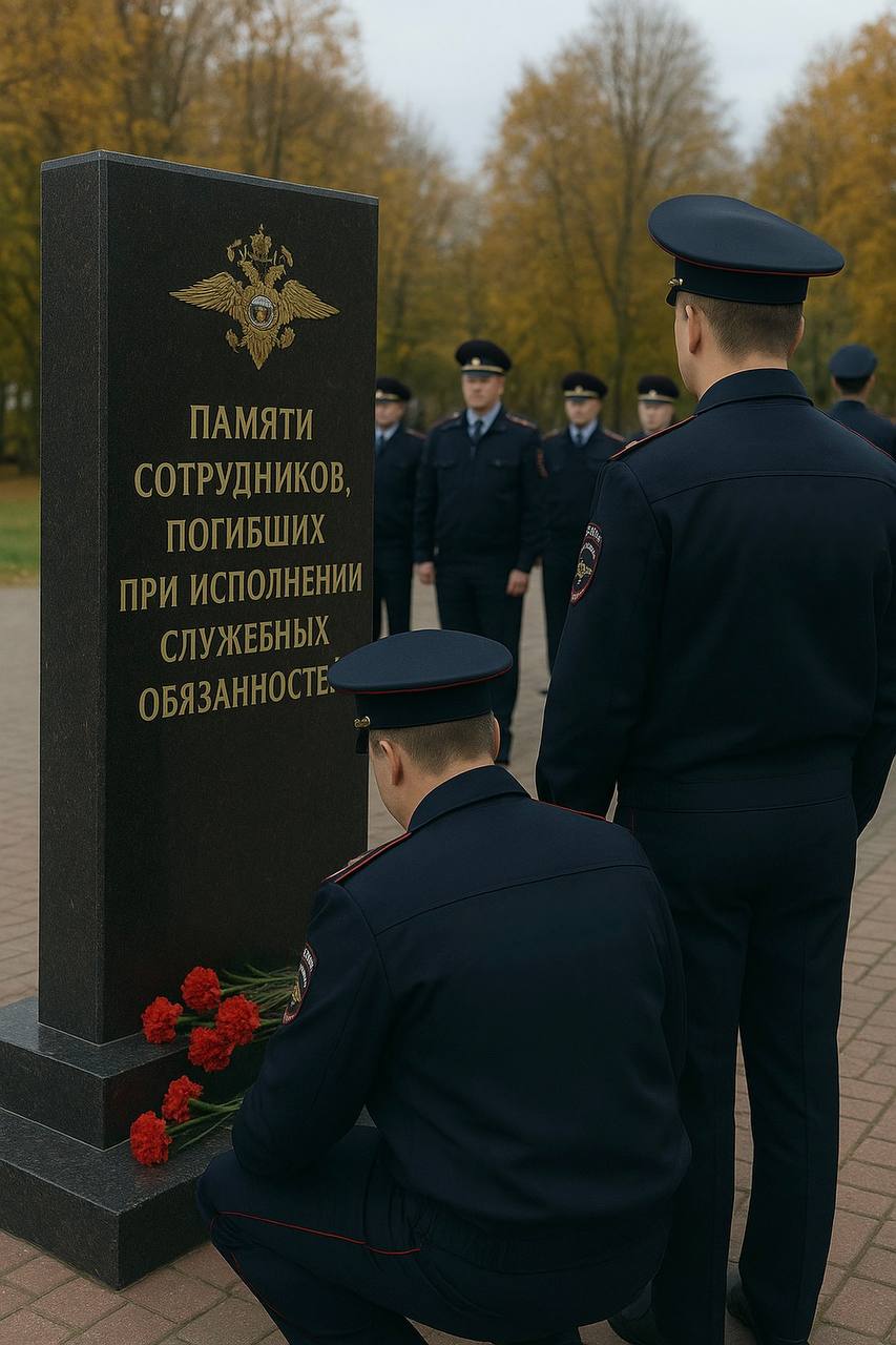 Сотрудники Госавтоинспекции Брянской области почтили память коллег, погибших при исполнении служебного долга