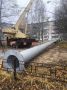 На улице Вокзальная начался монтаж новой вышки сотовой связи!