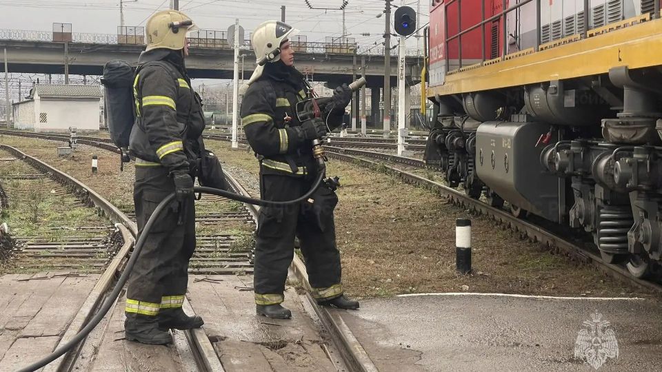 В Брянске провели тренировку по ликвидации аварии на железнодорожном транспорте
