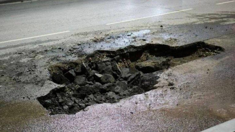 В Брянске залатали ямы на дороге по Красноармейской