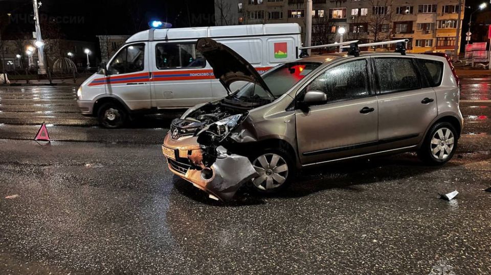 В Советском районе Брянска на улице Калинина произошло ДТП