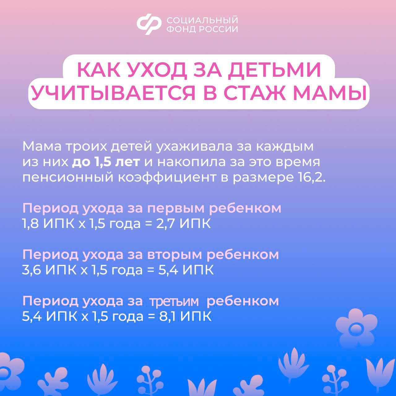 Мамы со стажем 15 лет и 3 детьми могут выйти на пенсию раньше срока Мамы со стажем 15 лет и 3 детьми могут выйти на пенсию раньше срока