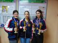 Юные спортсменки — победители Первенства области по пулевой стрельбе