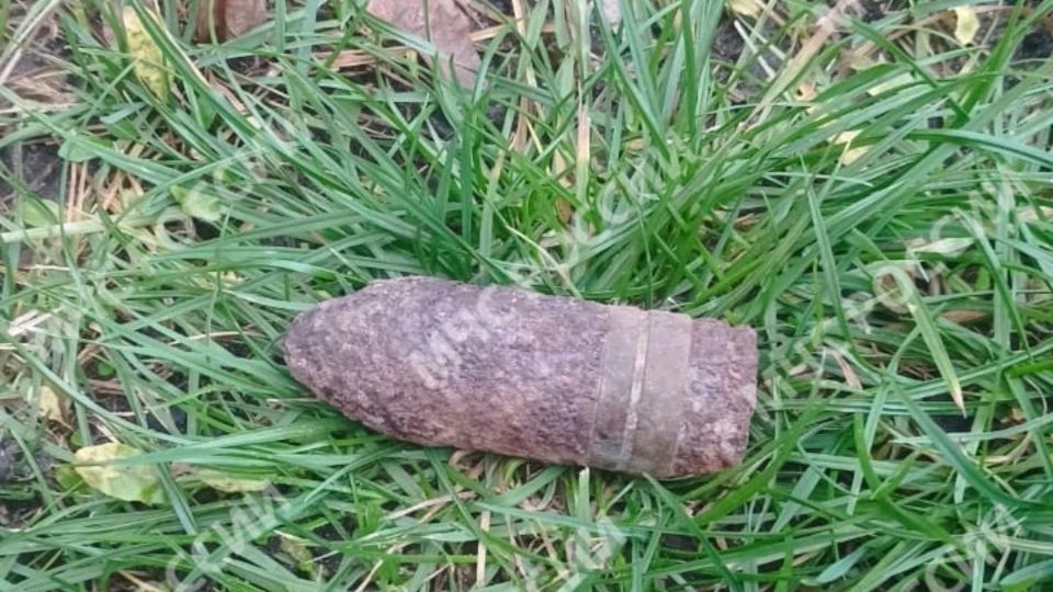 В Брянском районе предотвратили взрыв артснаряда времен войны