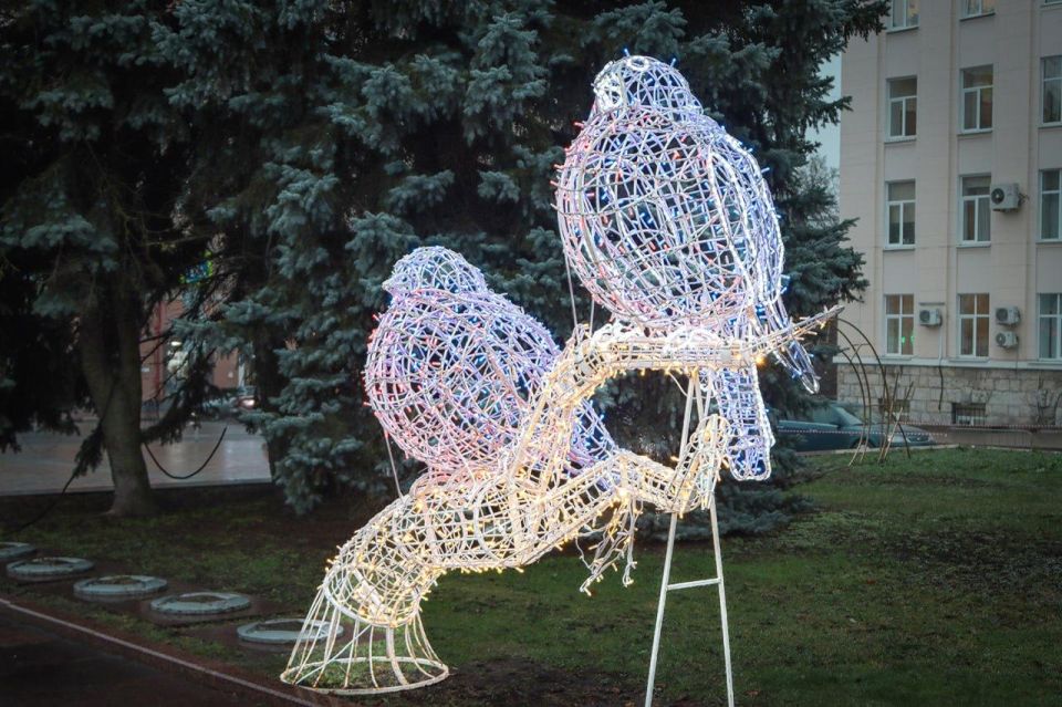 Главную новогоднюю ёлку Брянска доставят в центр города и установят в Круглом сквере уже завтра, 4 декабря