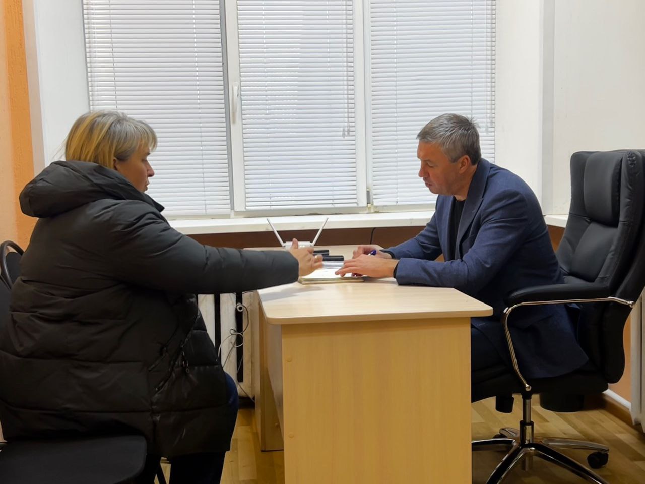 Сергей Евтеев: Сегодня провел очередной личный прием граждан, позволяющий напрямую услышать проблемы людей и взять их решение на контроль Сергей Евтеев: Сегодня провел очередной личный прием граждан, позволяющий напрямую услышать проблемы людей и взять их решение на контроль