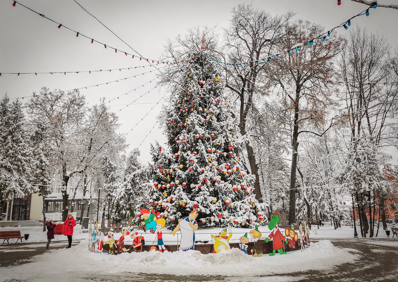 Главная ёлка Брянска уже дарит всем новогоднее настроение