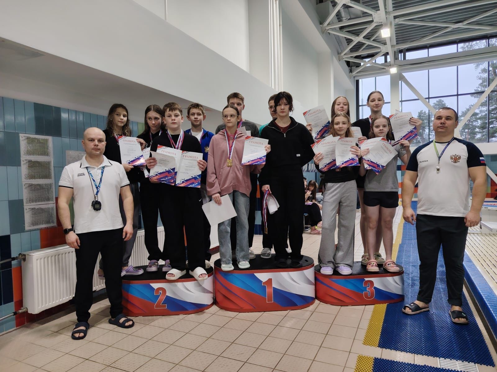 9-10 декабря 2025 года в плавательном бассейне СШ им. Героя России В.И. Шкурного прошло открытое первенство города по плаванию среди юношей и девушек 2011-2015 г.р. на дистанции 100 м 9-10 декабря 2025 года в плавательном бассейне СШ им. Героя России В.И. Шкурного прошло открытое первенство города по плаванию среди юношей и девушек 2011-2015 г.р. на дистанции 100 м