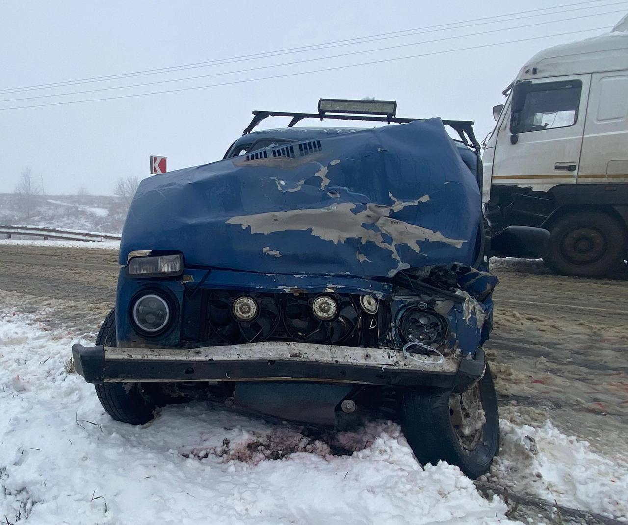 В Брянской области новое ДТП после снегопада