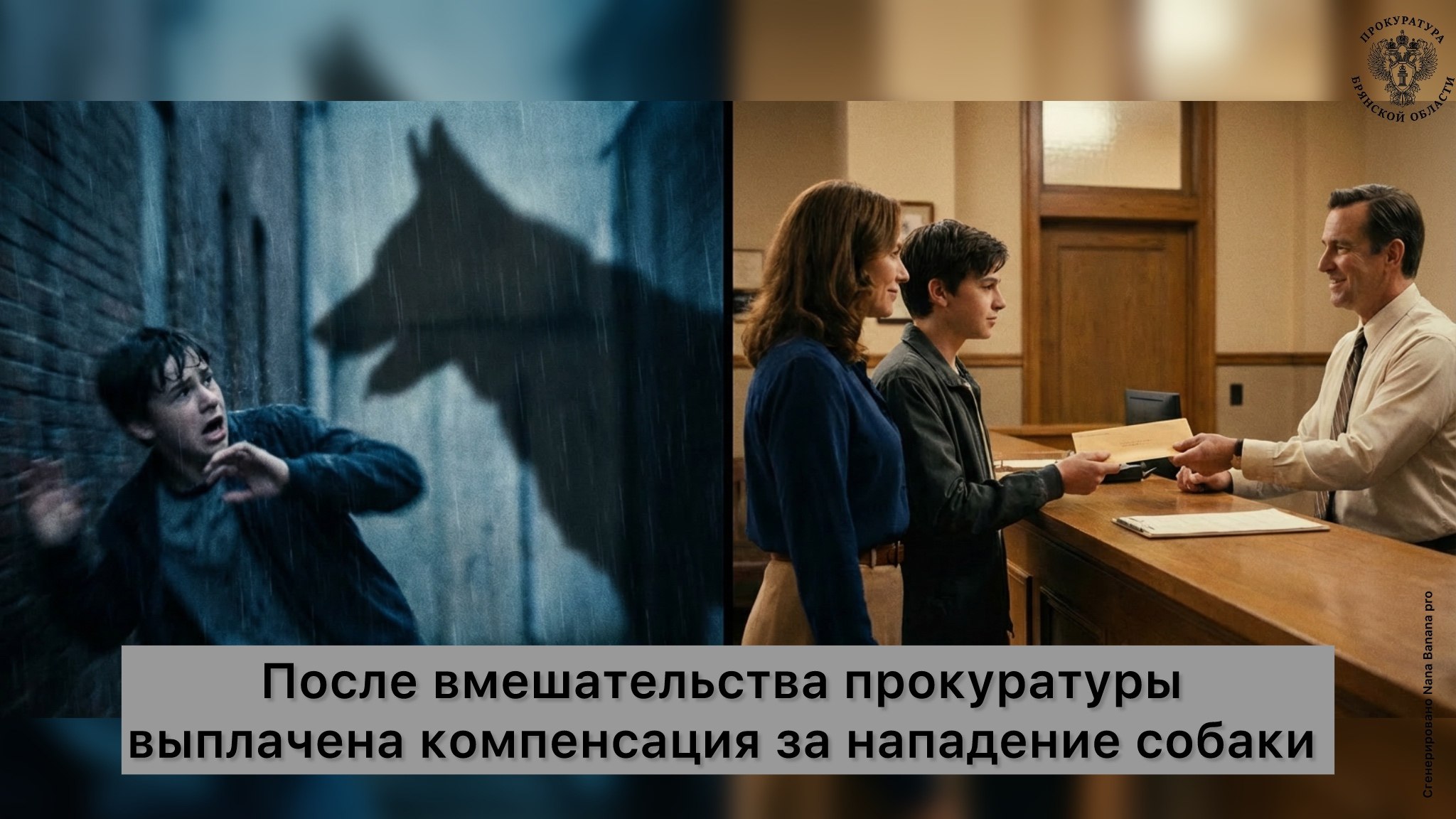 Прокуратурой г. Сельцо по обращению местной жительницы проведена проверка исполнения законодательства об ответственном обращении с животными