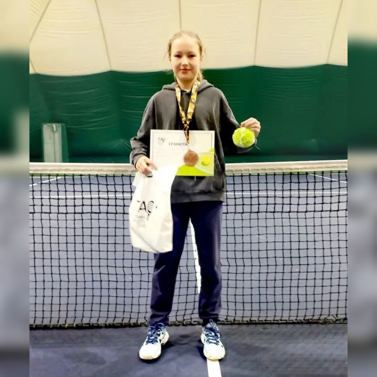 Юная брянская теннисистка Любовь Коваль завоевала бронзу «Звездного пути»