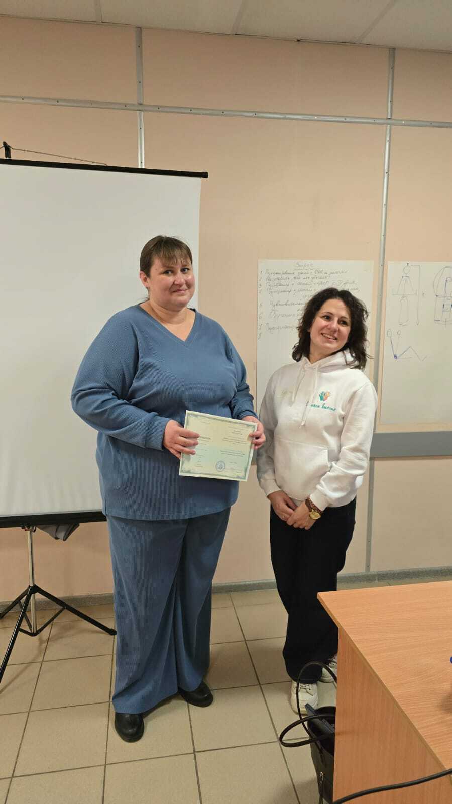 Психолог отделения дневного пребывания и реабилитации комплексного центра Жуковского района Анна Хапуженкова успешно завершила обучение по навыкам двигательного взаимодействия с детьми, имеющими тяжелые двигательные нарушения Психолог отделения дневного пребывания и реабилитации комплексного центра Жуковского района Анна Хапуженкова успешно завершила обучение по навыкам двигательного взаимодействия с детьми, имеющими тяжелые двигательные нарушения