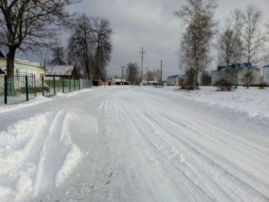 В поселке Пальцо Брянского района дороги стали чище!