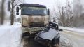 Большегруз раздавил «Ладу» на трассе в Брянской области: есть пострадавший