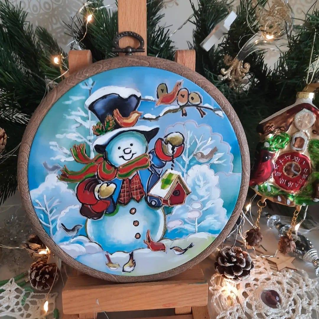 Городской выставочный зал приглашает 4 января в 12.00 на мастер-класс по росписи ткани- техника Холодный батик классический