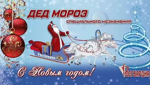 «К вам пришёл специальный Дед Мороз!» Продолжаем делиться кадрами новогодней акции Росгвардии для самых маленьких россиян
