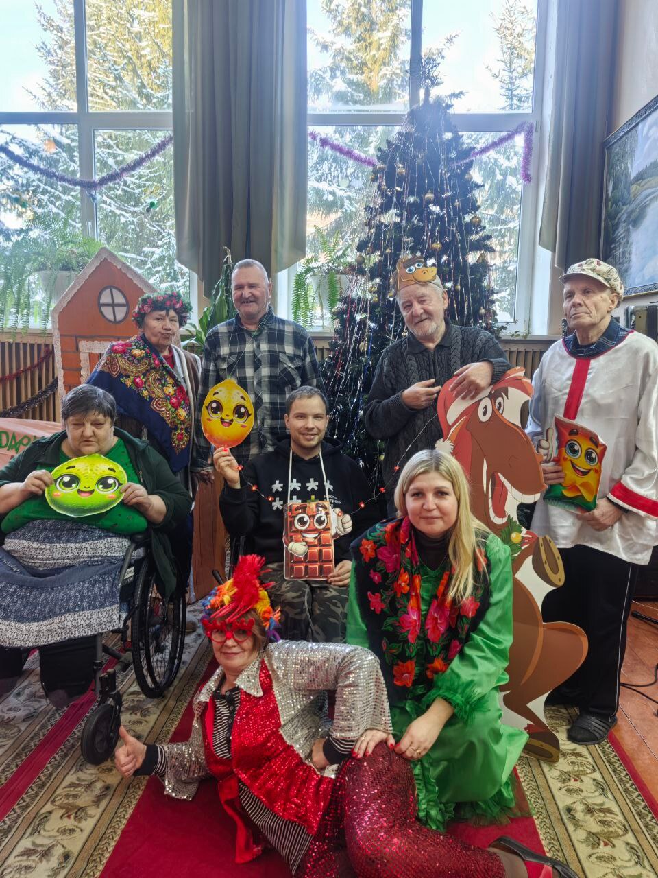 В Дарковичском доме социального обслуживания отметили Старый Новый год