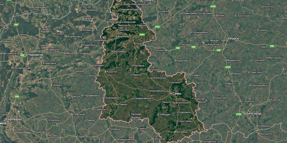 Сергей Лебедев: Сумская область — 8 ударов за 17-18 января 2026