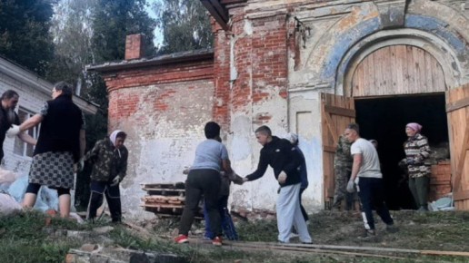 На возрождение уникального храма в брянском Рогнедино собрали более 1 млн рублей