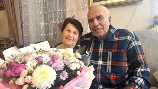 Клинцовская пара отметила бриллиантовую свадьбу — 60 лет вместе