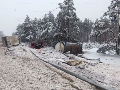 В Злынковском районе Брянской области два автомобиля попали в серьезное ДТП