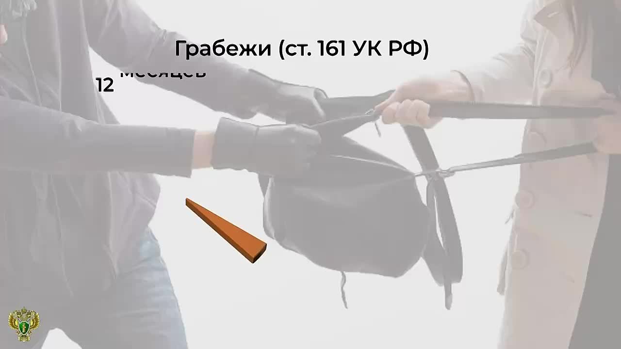 Статданные о грабежах, совершенных на территории региона в 2025 году