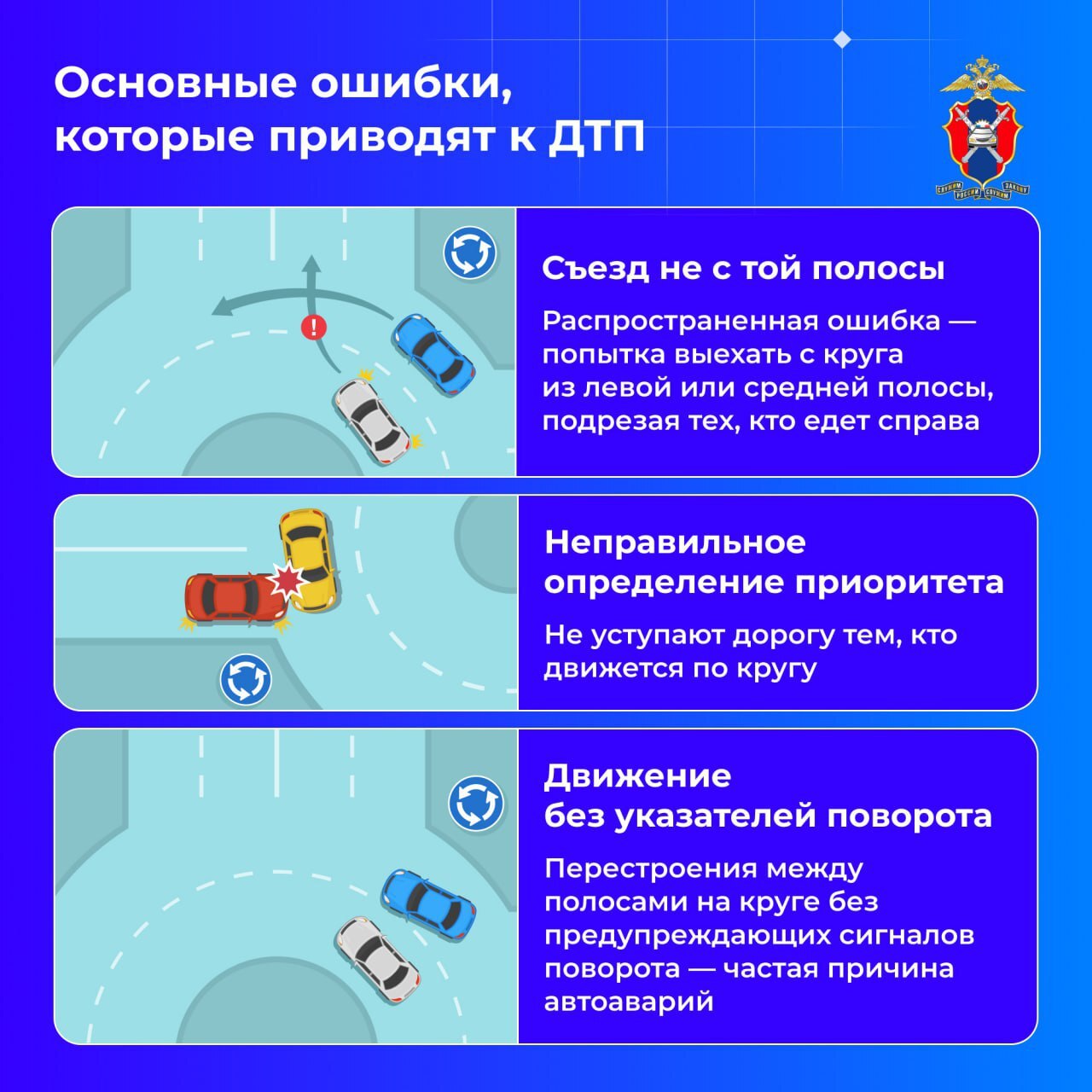 Круговое движение: разбираем главные правила и ошибки Круговое движение: разбираем главные правила и ошибки