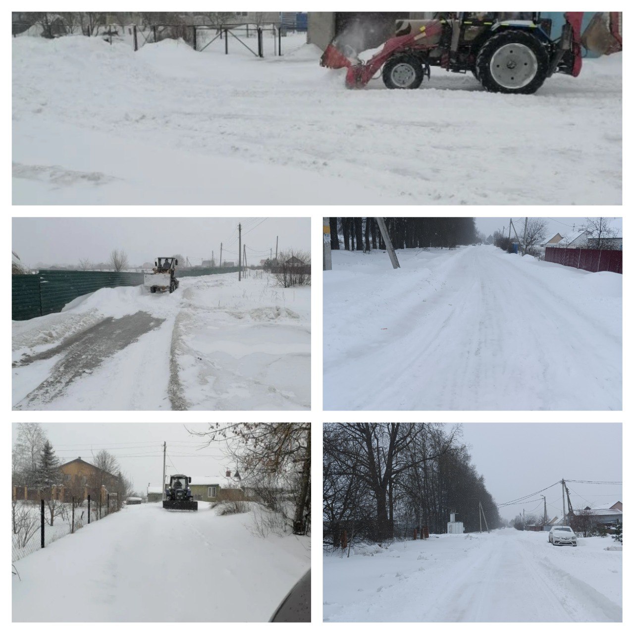 Дороги в Отрадном и Староселье очищены от снега!