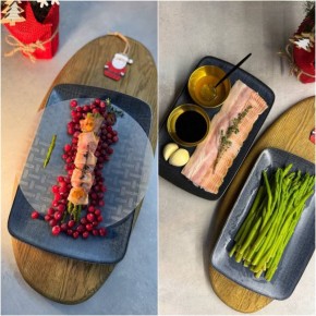 Как приготовить спаржу в беконе с брусникой: простой рецепт для праздничного стола