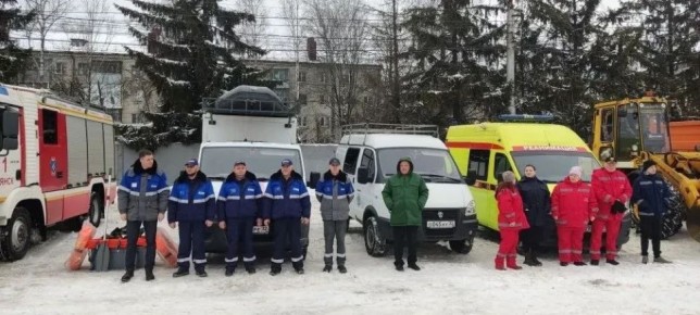 В Брянске прошли учения по подготовке к весеннему половодью