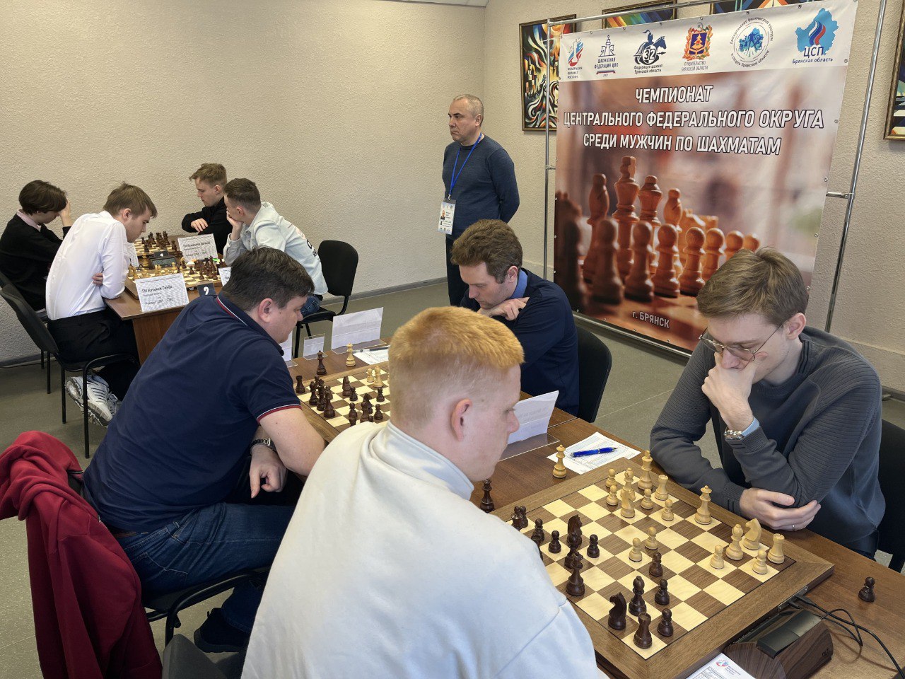 В Брянске стартовал Чемпионат ЦФО среди мужчин по шахматам 2026 В Брянске стартовал Чемпионат ЦФО среди мужчин по шахматам 2026