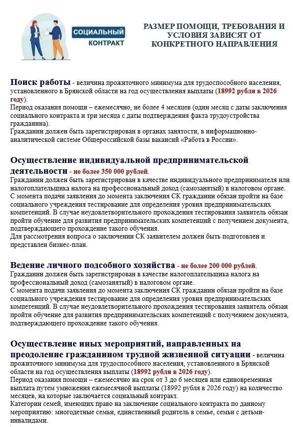 СОЦИАЛЬНЫЙ КОНТРАКТ, ЭФФЕКТИВНАЯ МЕРА СОЦИАЛЬНОЙ ПОДДЕРЖКИ!