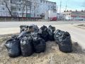 В Брянске при проведении общегородского субботника убрали 917 кубометров мусора