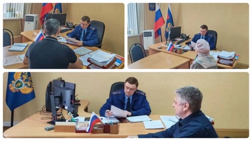 Заместитель прокурора области Сергей Голованчиков провел выездной прием граждан в Брянском районе
